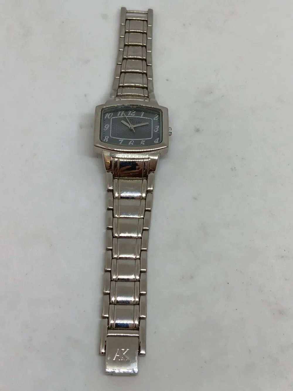 Anne Klein 10/7887S Women's 30mm x 24mm Silver Tone Quartz Watch NEW BATTERY